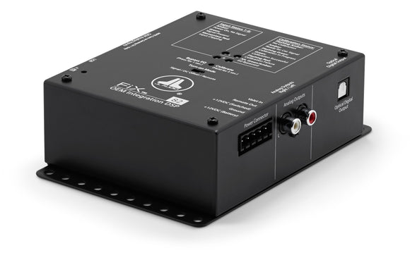 JL Audio FiX-82 System Integration DSP for adding amps a speakers to a factory system - 2 outputs/optical output