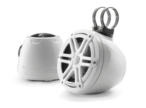 JL Audio M3-650VEX-Gw-S-Gw M3 Series 6.5" VEX Enclosed Speakers (Gloss White with Gloss White Sport Grilles)