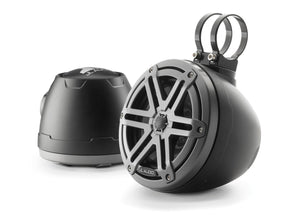 JL Audio M3-650VEX-Mb-S-Gm M3 Series 6.5" VEX Enclosed Speakers (Matte Black with Gunmetal Sport Grilles)