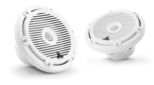 JL Audio M3-650X-C-Gw 6.5-inch (165 mm) Marine Coaxial Speakers, Gloss White Classic Grilles