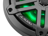 JL Audio M3-650X-S-Gm-i 6.5-inch (165 mm) Marine Coaxial Speakers, Gunmetal Sport Grilles with RGB LED Lighting