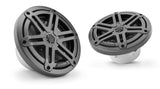 JL Audio M3-650X-S-Gm 6.5-inch (165 mm) Marine Coaxial Speakers, Gunmetal Sport Grilles