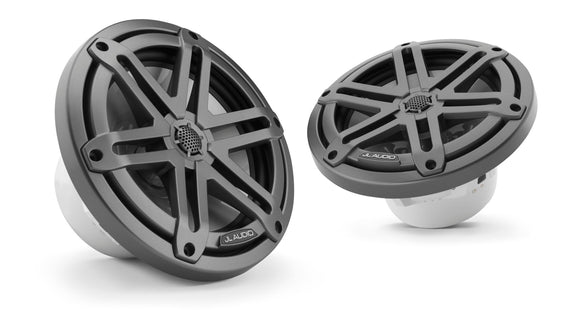 JL Audio M3-770X-S-Gm 7.7-inch (196 mm) Marine Coaxial Speakers, Gunmetal Sport Grilles