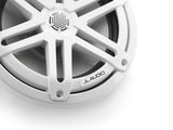 JL Audio M3-770X-S-Gw 7.7-inch (196 mm) Marine Coaxial Speakers, White Sport Grilles