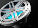 JL Audio M3-770X-S-Gw-i 7.7-inch (196 mm) Marine Coaxial Speakers, White Sport Grilles with RGB LED Lighting