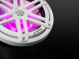 JL Audio M3-770X-S-Gw-i 7.7-inch (196 mm) Marine Coaxial Speakers, White Sport Grilles with RGB LED Lighting