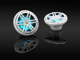 JL Audio M3-770X-S-Gw-i 7.7-inch (196 mm) Marine Coaxial Speakers, White Sport Grilles with RGB LED Lighting