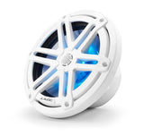 JL Audio M3-770X-S-Gw-i 7.7-inch (196 mm) Marine Coaxial Speakers, White Sport Grilles with RGB LED Lighting