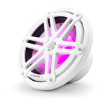 JL Audio M3-770X-S-Gw-i 7.7-inch (196 mm) Marine Coaxial Speakers, White Sport Grilles with RGB LED Lighting