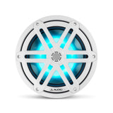 JL Audio M3-770X-S-Gw-i 7.7-inch (196 mm) Marine Coaxial Speakers, White Sport Grilles with RGB LED Lighting