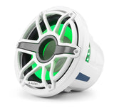 JL Audio M6-10IB-S-GwGw-i-4 M6 Series 10" marine free air subwoofer with RGB LED (Gloss White Sport Grille) 4 Ω