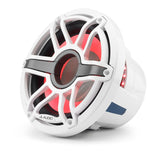 JL Audio M6-10IB-S-GwGw-i-4 M6 Series 10" marine free air subwoofer with RGB LED (Gloss White Sport Grille) 4 Ω