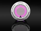 JL Audio M6-10W-C-GwGw-i-4 M6 Series 10" marine subwoofer with RGB LED (Gloss White Classic Grille) 4 Ω