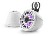 JL Audio M6-650VEX-Gw-S-GwGw-i M6 Series 6.5" VEX Enclosed Speakers with RGB LED Lighting (Gloss White with Gloss White Trim Ring and Gloss White Sport Grille)