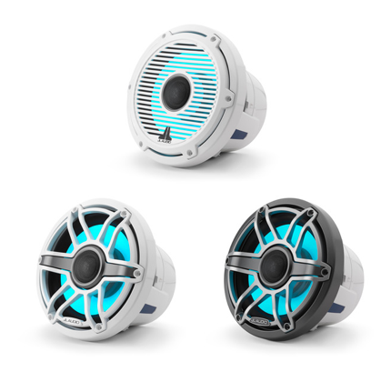 JL Audio M6-880X-i: 8.8-inch (224 mm) Marine Coaxial Speakers with Transflective™ LED Lighting