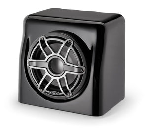 JL Audio M6-8FES-Gb-S-GmTi-4 M6 Series marine 8" Subwoofer in sealed fiberglass enlcosure (Gloss Black with Gunmetal Sport Grille and Tittanium Insert) 4 Ω