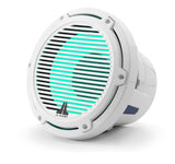 JL Audio M6-8IB-C-GwGw-i-4 M6 Series 8" marine free air subwoofer with RGB LED (Gloss White Classic Grille) 4 Ω