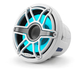 JL Audio M6-8IB-S-GwGw-i-4 M6 Series 8" marine feree air subwoofer with RGB LED (Gloss White Sport Grille), 4 Ω