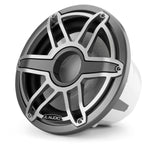 JL Audio M7-12IB-S-GmTi-4 12-inch (300 mm) Marine Subwoofer Driver, Gunmetal Trim Ring, Titanium Sport Grille, 4 Ω