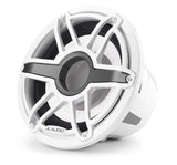 JL Audio M7-12IB-S-GwGw-i-4 12-inch (300 mm) Marine Subwoofer Driver with Transflective™ LED Lighting, Gloss White Trim Ring, Gloss White Sport Grille, 4 Ω